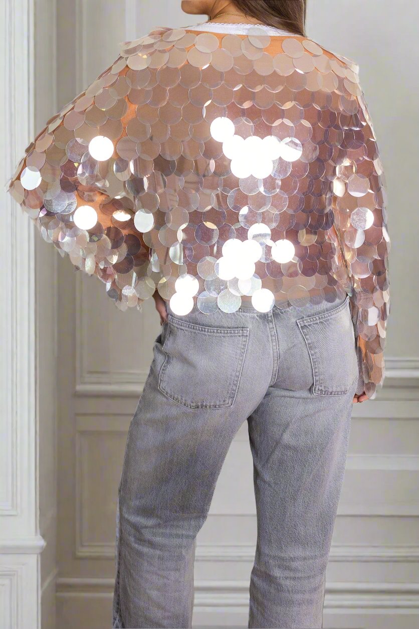 Irene Sequin top