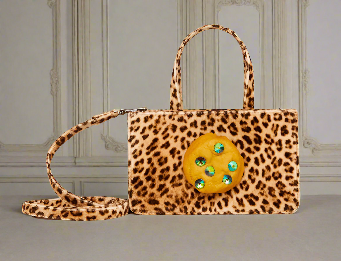 Leopard cookie bag