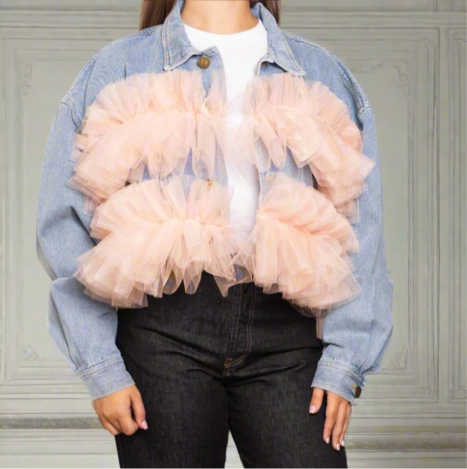 Denim Jacket Tulle