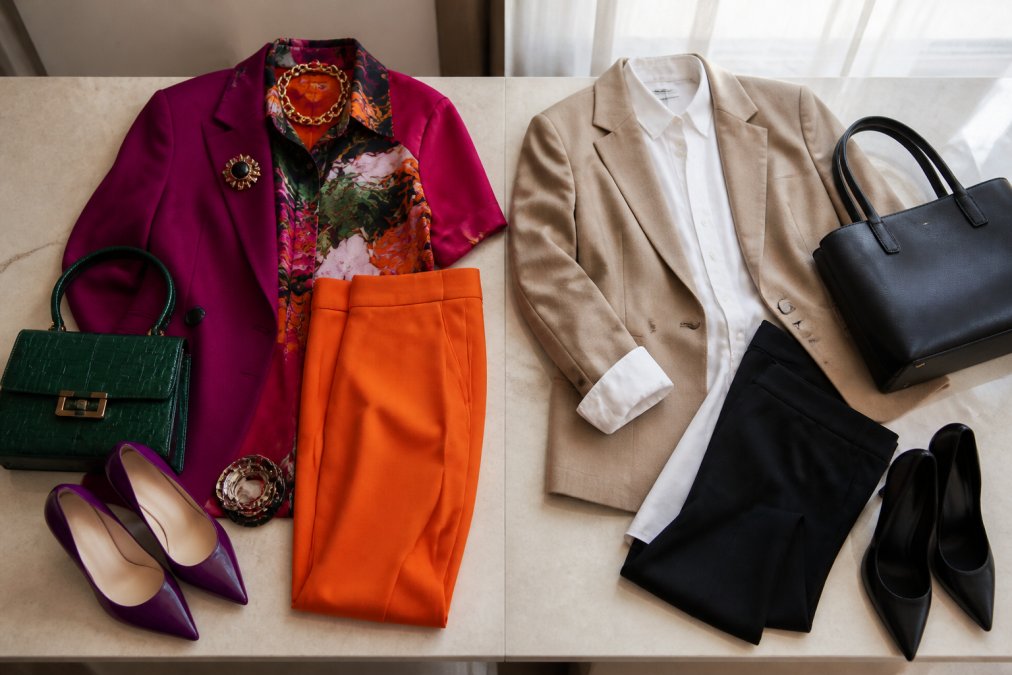 Statement Fashion vs Curated Style for Professional Maximalism