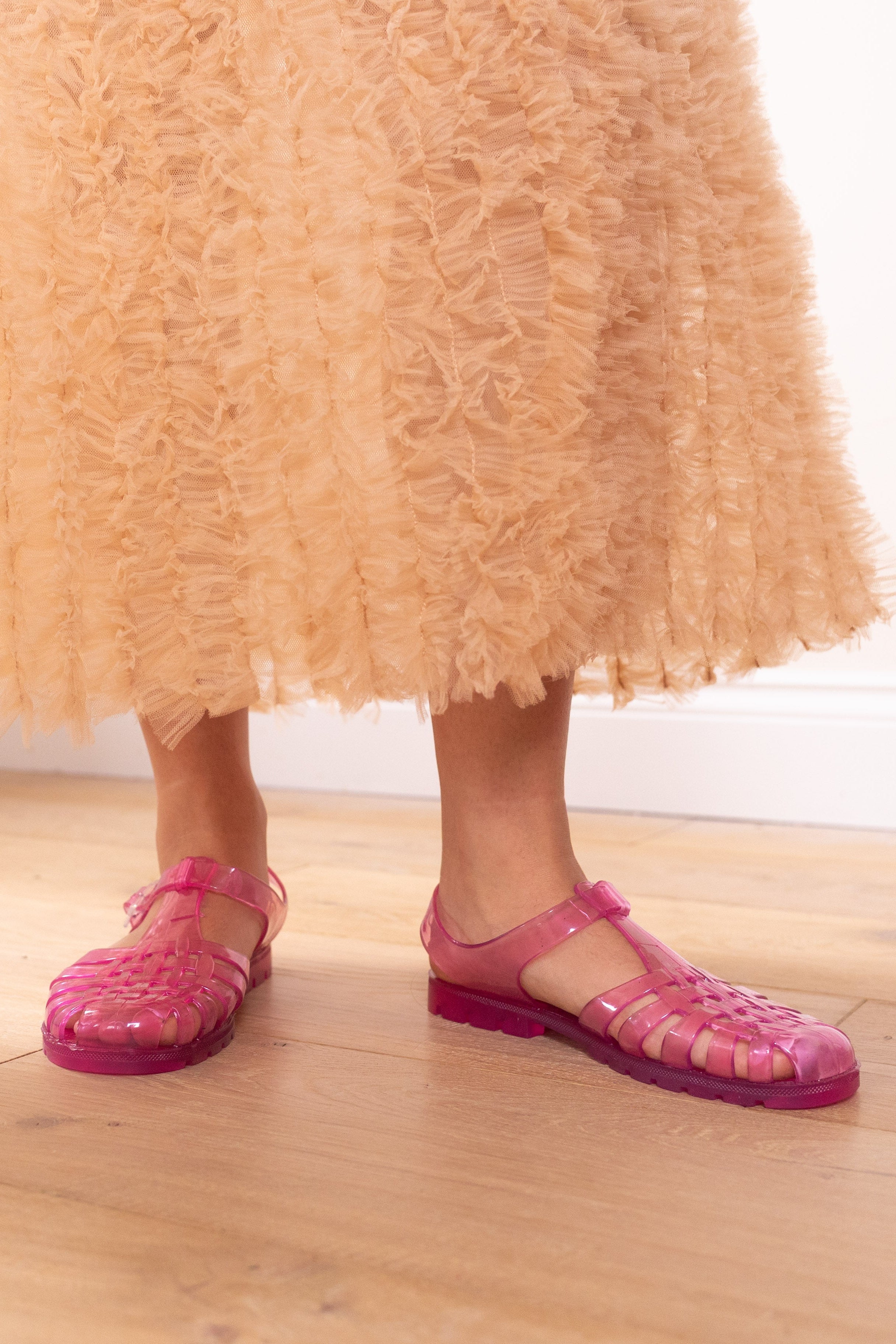 The Reilly jelly shoe in pink