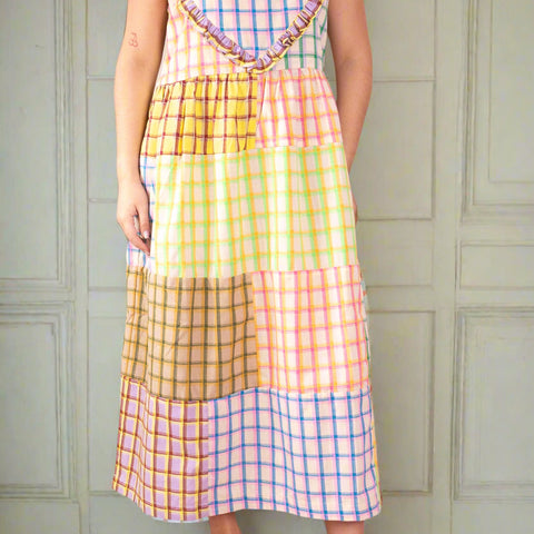 Tahaa check heart dress