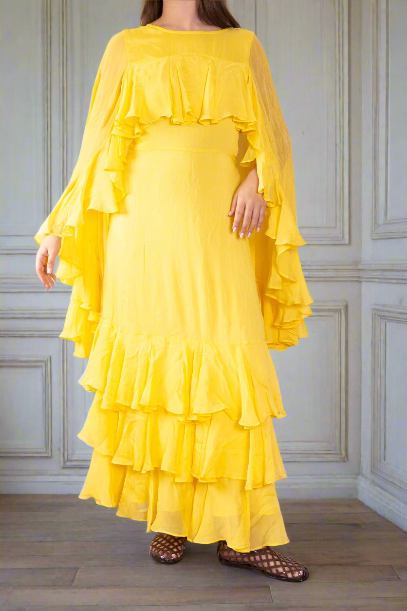 Bianca ruffle dress