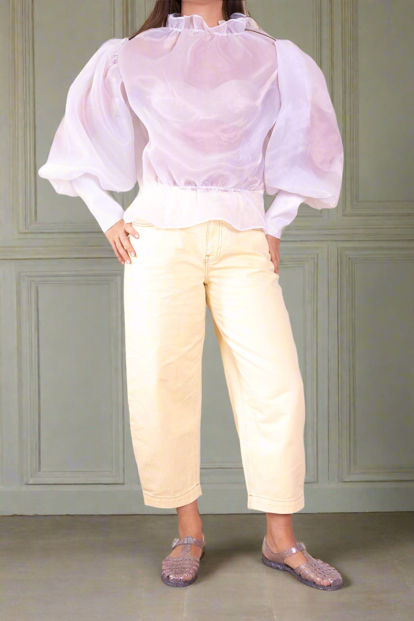 Cloud organza blouse
