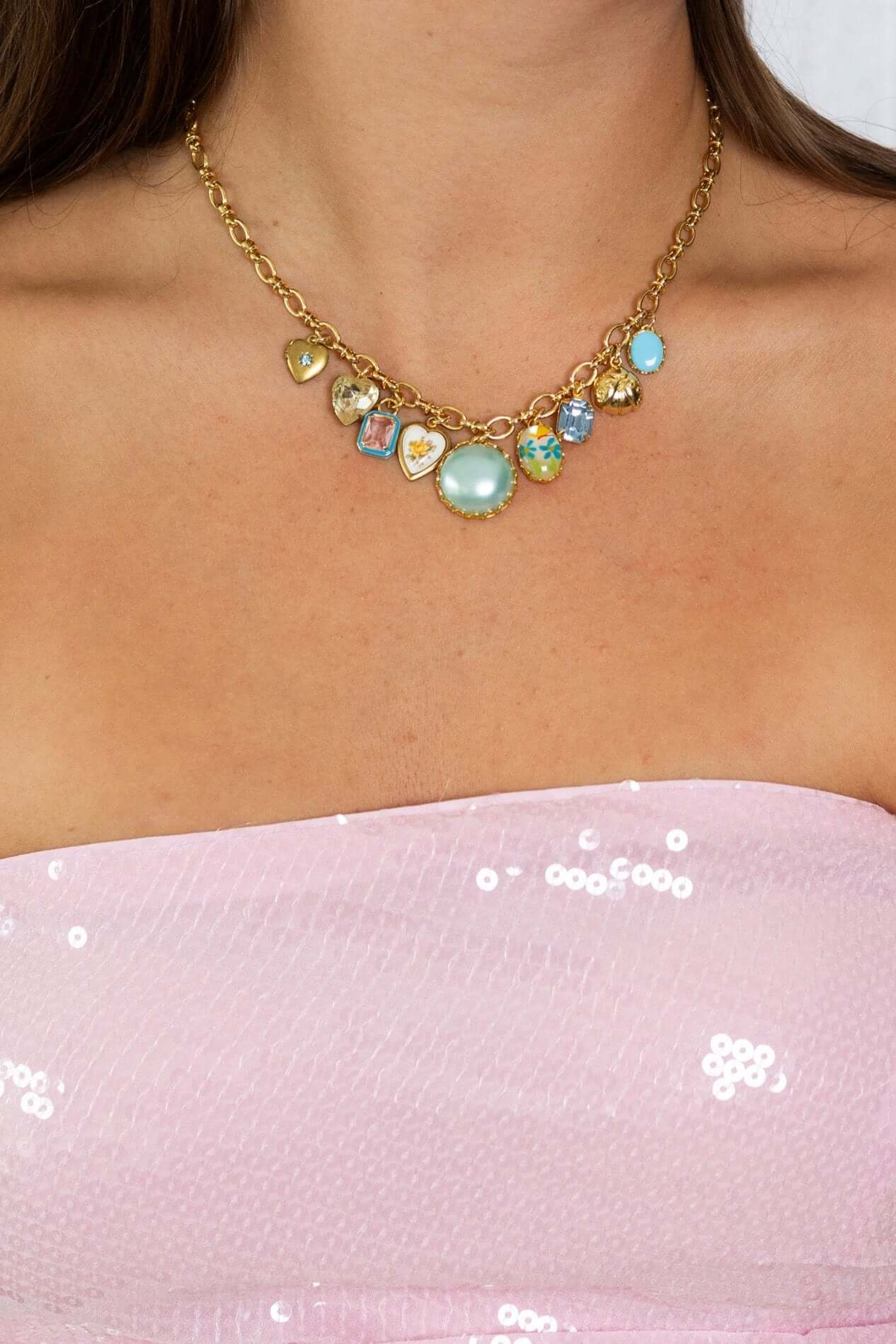 Madeleine charm necklace-Savoir