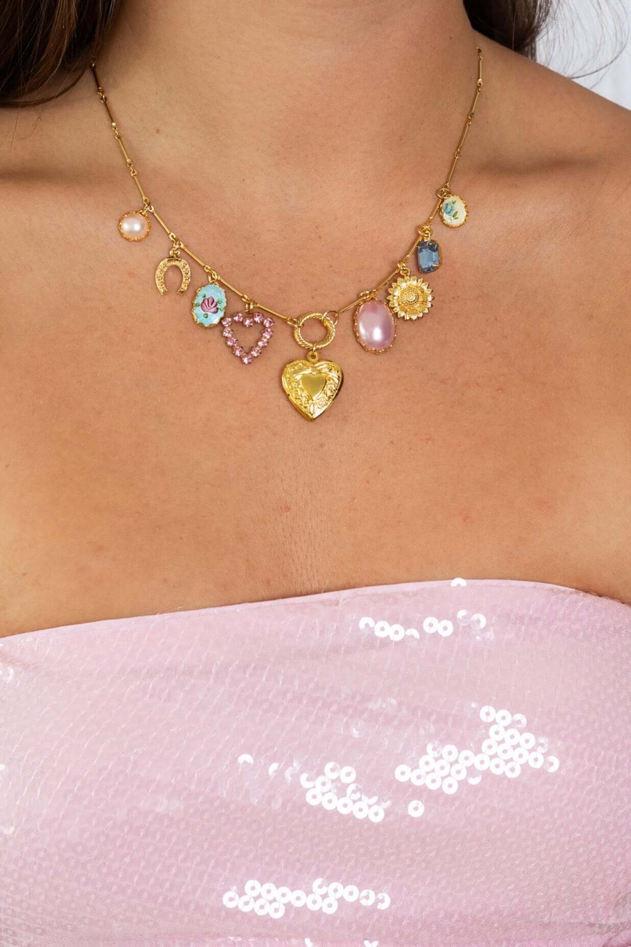 Liliane charm necklace-Savoir