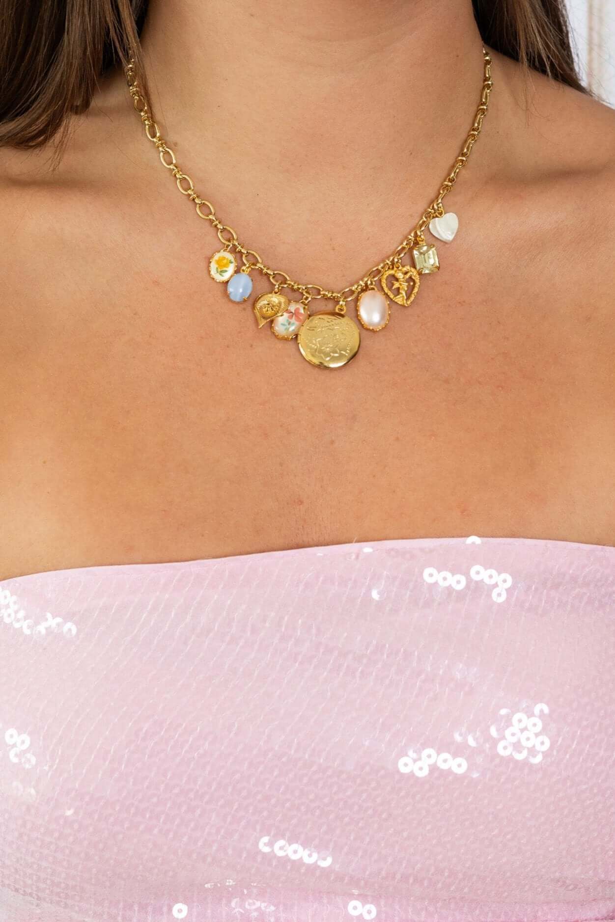 Adeline charm necklace-Savoir