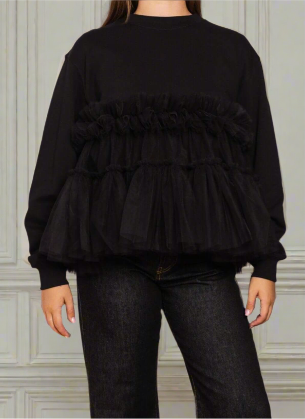
                  
                    Tulle Sweatshirt
                  
                