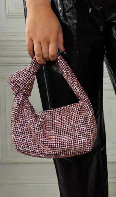 
                  
                    Polly Rhinestone knot bag
                  
                