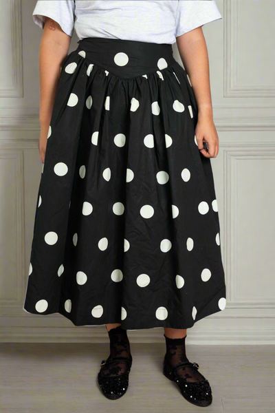 Zoe Polka Dot Skirt | Ciao Lucia Essential Midi Skirt – Savoir