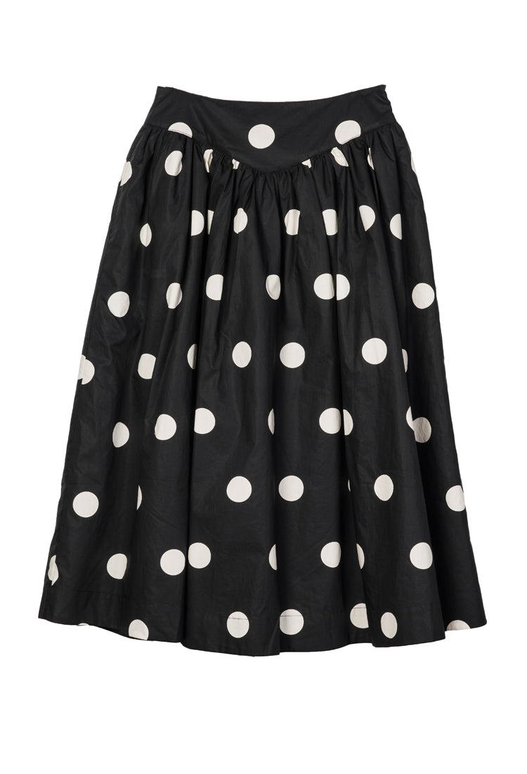 Zoe polka dot skirt