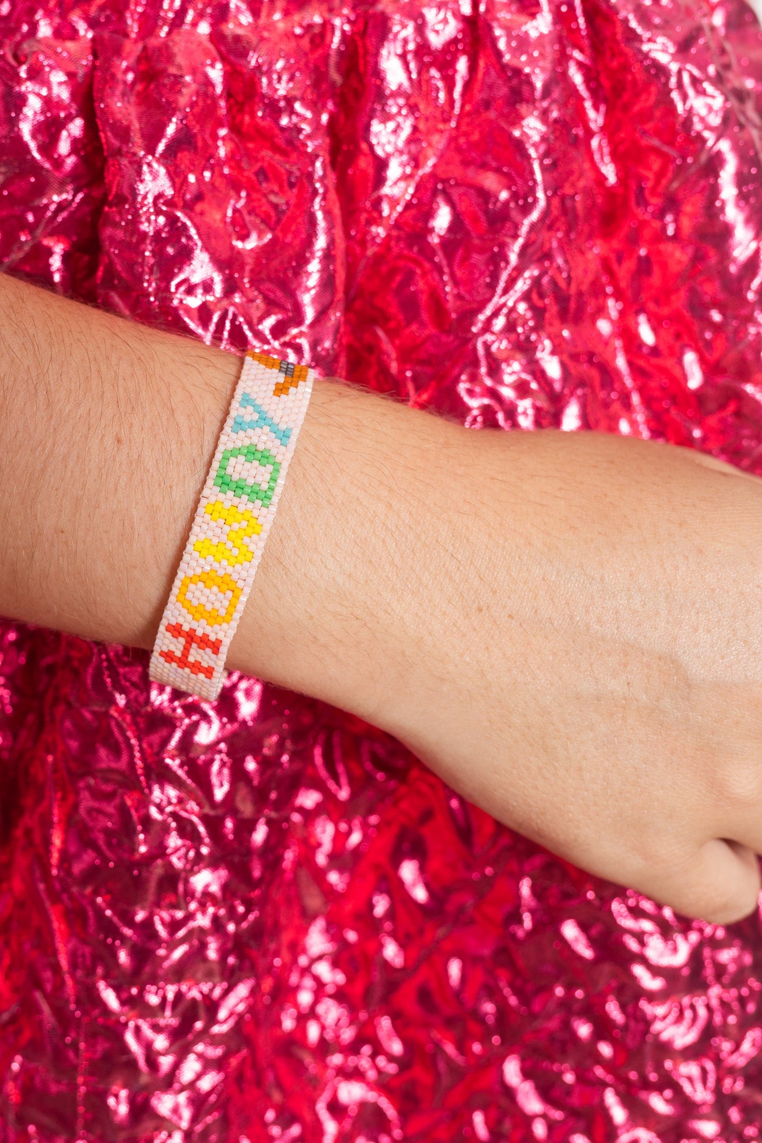 Howdy Beaded Bracelet