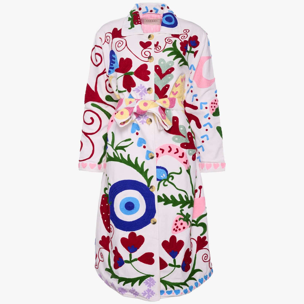 
                  
                    Rose Suzani coat-Savoir
                  
                