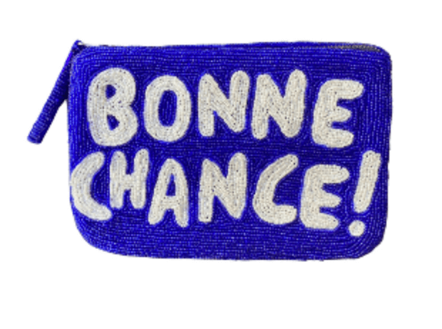 Bonne Chance beaded clutch-Savoir