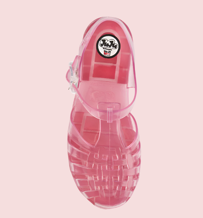 The Reilly jelly shoe in pink