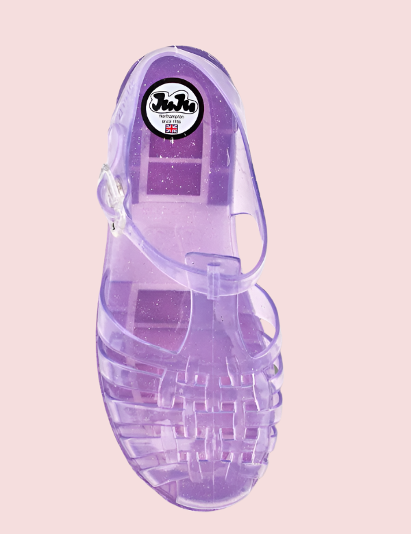 The Reilly jelly shoe in amethyst