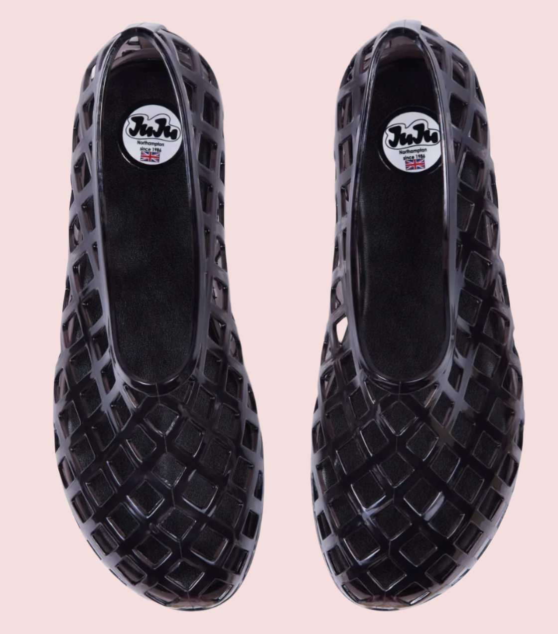 The Kris jelly sandal in black