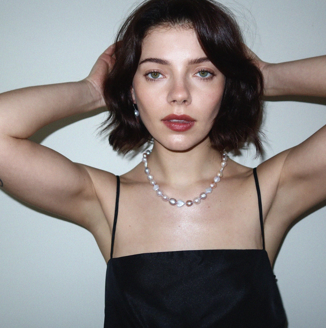 
                  
                    Priscilla Pearl pink necklace
                  
                